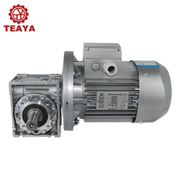 台亚厂家RV50系列减速机铝合金伺服法兰蜗轮减速机
