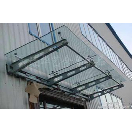 钢结构玻璃雨棚-玻璃雨棚-生产基地厂家*嘉亿