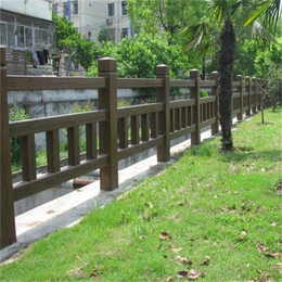 仿木栏杆-佛山易商量装饰工程-公园仿木栏杆