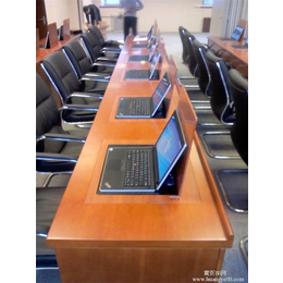 会议桌-格创实木升降会议桌厂家-升降会议桌显示屏