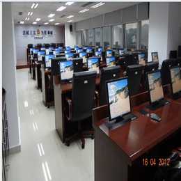 智能机房升降电脑桌-广州博奥-海南升降电脑桌