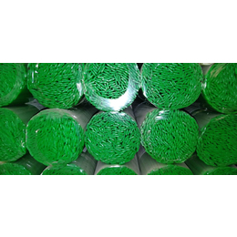 供应东莞全诚塑胶9毫米绿色扁平PE焊条
