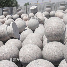 花岗岩隔离墩尺寸(图)-石头隔离墩球形价格-石头隔离墩