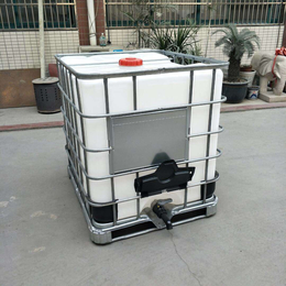 	 加厚型500L立式白色吨桶 化工运输桶包装堆码桶耐腐蚀