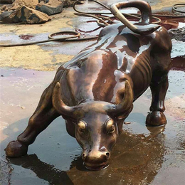 津市玻璃钢牛-恒保发铜雕厂支持定制-玻璃钢牛定制价格