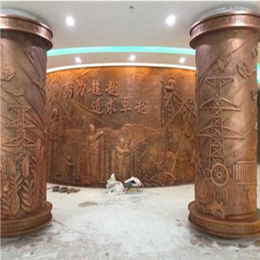 酒店公司装饰铜柱子定制-贵阳市铜柱子- 工艺精良 (多图)