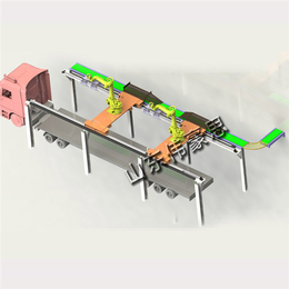 全自动机械手装车机 饲料双机器人装车机