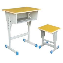 HL-A2049 多层板单层单柱课桌小方凳