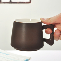 北欧风陶瓷马克杯 促销礼品杯早餐杯家用办公杯随手杯定制