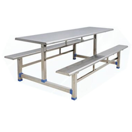 HL-A2096 八位不锈钢条形餐桌