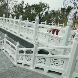 寺院石雕栏杆价格-乾锦园林-太原寺院石雕栏杆