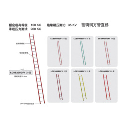 金锚梯具玻璃钢绝缘直梯单片LCS440SGF1