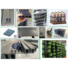 碳化硅空心梁陶瓷碳化硅型材SISIC鱼形板异形板缩略图