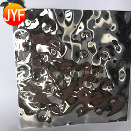 厂家生产不锈钢压花板 不锈钢水波纹板定制 304镜面不锈钢板