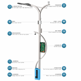 乌鲁木齐智慧灯杆 多杆合一 智慧路灯厂家项目