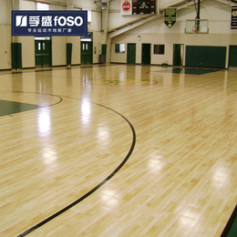 室内枫木篮场木地板 比赛*篮球馆木地板 体育馆实木地板