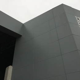 天津厂家大学建筑外墙灰色铝单板