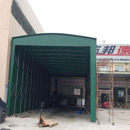 武汉江岸区促销推拉雨棚 大型伸缩仓库帐篷 移动停车棚