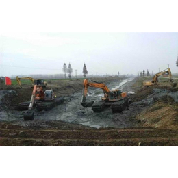 湿地两用挖掘机租赁-湿地挖掘机-文利工程机械水挖