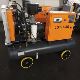 厂家销售2020郑州开山LGY一体式移动双罐螺杆空气压缩机