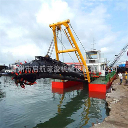 天津绞吸式挖泥船使用案例-青州启航疏浚机械设备
