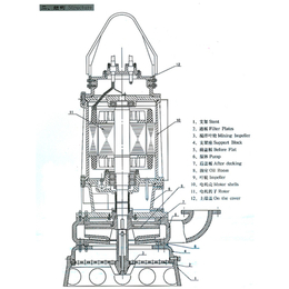 深圳ZJQ45-10-4潜水渣浆泵-强能工业泵