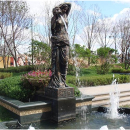 河北天顺-益阳喷泉铜雕塑-欧式园林喷泉铜雕塑