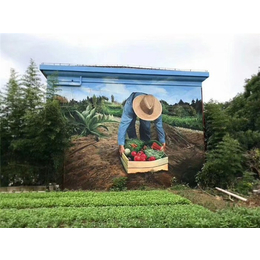 温州新农村美丽乡村墙绘-艺族文创为您服务