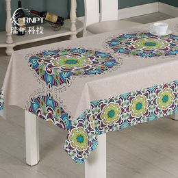 RNPT瑞年 各种图案花型民族风桌布简约防水台布pvc餐桌布