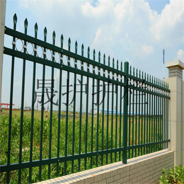 揭阳码头围墙隔离栏 锌钢铁艺栅栏生产厂家 变电箱围栏定制