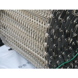 不锈钢白钢绕丝传送带-哈尔滨传送带-链条式高温网带传送带