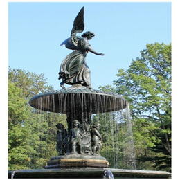 别墅水景喷泉铜雕塑-揭阳铜雕塑-天顺铜雕