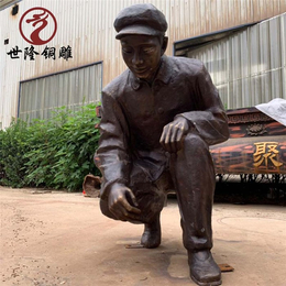 丹东大型校园人物铜雕塑订制货真价实