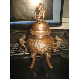 大型铜雕香炉摆件-博轩雕塑-宣城铜雕香炉摆件