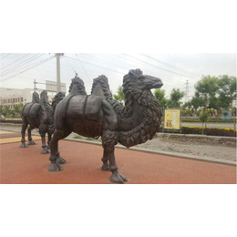 广场骆驼铜雕定制-淮安骆驼铜雕定制-世隆雕塑