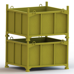 厂家A5物料箱 折叠货架折叠单元式铁板仓储笼