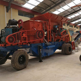 腾海机械厂家*-上海大型移动洗沙机-大型移动洗沙机订做