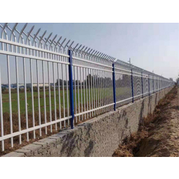 攀枝花围墙铁栏杆-锌钢护栏厂-工厂围墙铁栏杆