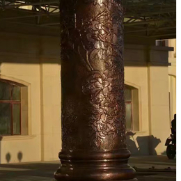铜雕- 产品推荐 (图)-厂家定制铜雕龙柱子