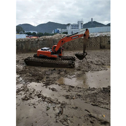 郑州水陆挖掘机租赁-民强水陆挖掘机