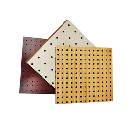 郑州孔木吸音板规格 冲孔吸音板 环保防火孔木吸音板