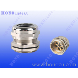 上海焕诺电气HONO黄铜镀镍屏蔽电缆接头 EMC防电磁格兰头