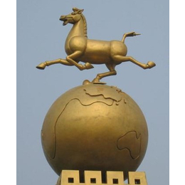 鑫鹏铜雕厂(图)-5米纯铜马雕塑-榆林纯铜马雕塑