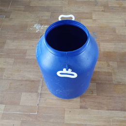 山西50升蓝方桶-众塑塑业-50升大开口带耳化工桶
