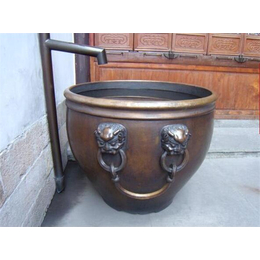 铸铜大缸价格-世隆雕塑