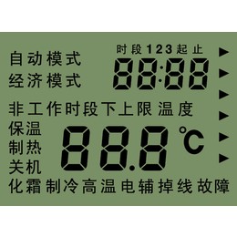 厂家TN段码型液晶屏 温控器液晶屏