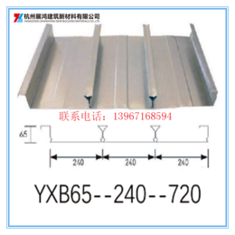 上海市展鸿品牌厂家闭口楼承板YX65-240-720型号价格缩略图