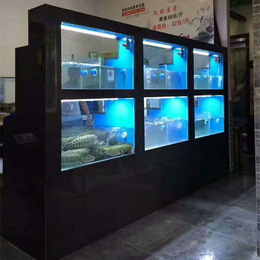 饭店鱼缸订做-青岛饭店鱼缸-杭州搏鳌水族公司