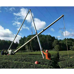 电力8-15米10米人字水泥手摇三角架杆立杆机缩略图