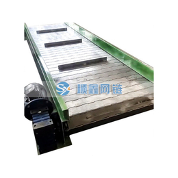 麻山区金属链板输送机-顺鑫(在线咨询)-耐腐蚀金属链板输送机
